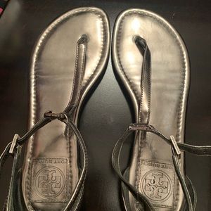 Tory Burch metallic sandals